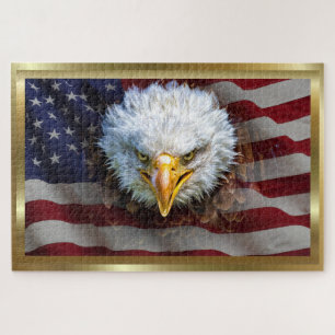 Patriotic Eagle Puzzle