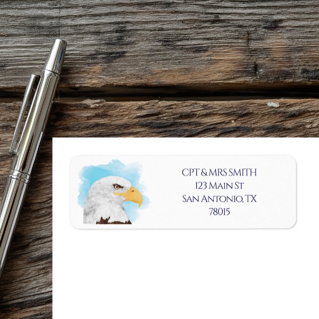 Patriotic Eagle Rücksendeadresse (Patriotic Eagle Return Address Sticker)