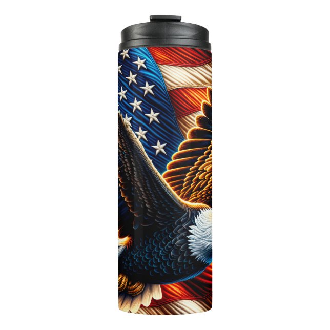 Patriotic Eagle Thermal Tumbler Thermosbecher (Vorderseite)