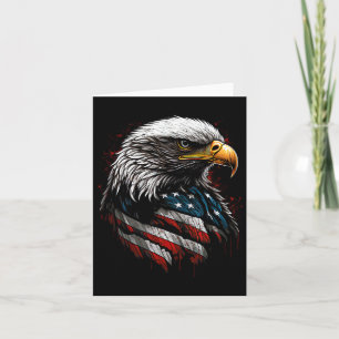 Patriotic Eagle US American Flag 4. Juli Männer W Karte