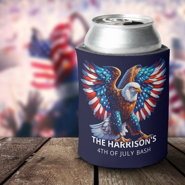 Patriotic Eagle USA 4. Juli Dosenkühler (Patriotic Eagle USA 4th of July Can Cooler)