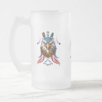 Patriotic Eagle USA FAFO Patriotische Tasse