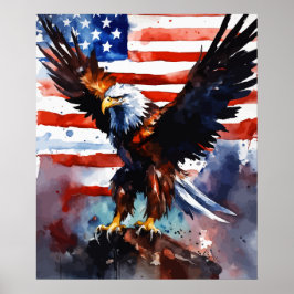 Patriotic Eagle | USA | Poster