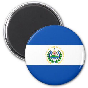 Patriotic El Salvador Flag Magnet
