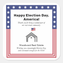 Patriotic Election Day Realtor Danke Community