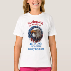 Patriotic Family Wiedersehen - 4. Juli GRILLEN & B T-Shirt