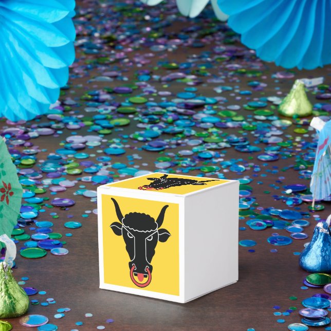 Patriotic favor box with Flag of Uri, Switzerland Geschenkschachtel (Party)