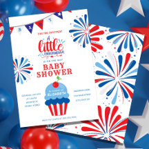 Patriotic Firecracker July Baby Shooter