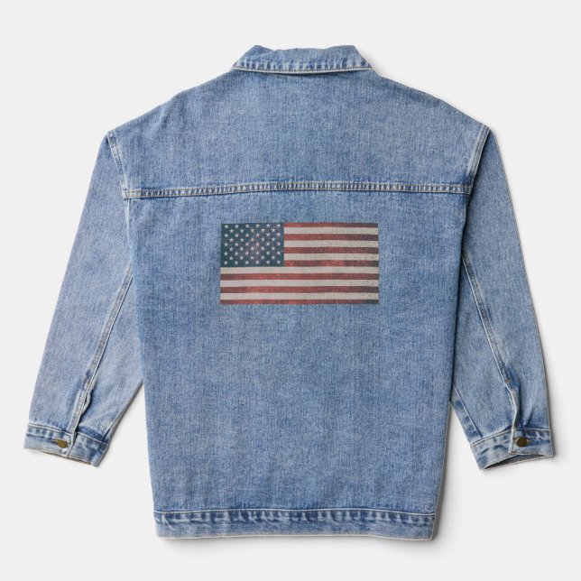 PATRIOTIC FLAG Denim Jacket Jeansjacke (Rückseite)