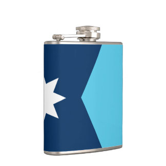 Patriotic flask with Flag of Minnesota, USA Flachmann
