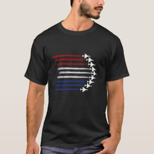 Patriotic für Men Jet 4. Juli für Men USA Funn T-Shirt
