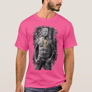 Patriotic Gangster Anti Liberal Pro Trump Republik T-Shirt