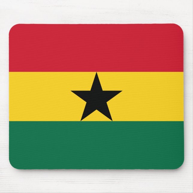 Patriotic Ghana Flag Mousepad (Vorne)