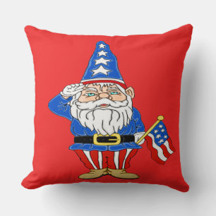 Patriotic Gnome Kissen