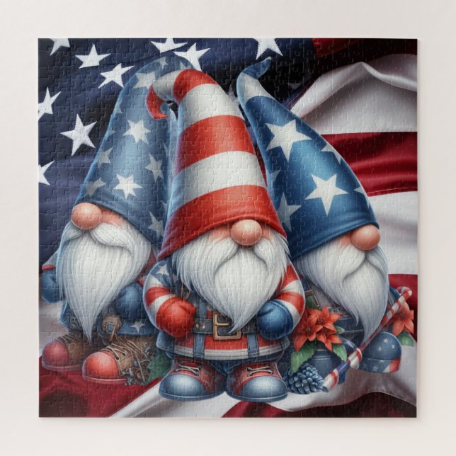 Patriotic Gnome Puzzle (Vertikal)