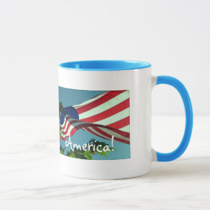 Patriotic Good Morning America Tasse