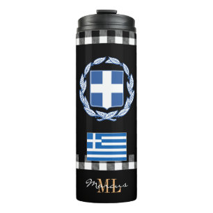 Patriotic Griechenland reist Mug, griechische Flag Thermosbecher