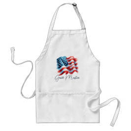 Patriotic Grill Master American Flag Schürze