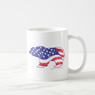 Patriotic-Grizzly Not Kaffeetasse