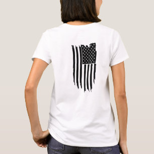 *~* Patriotic Grunge - Modern USA American Flag T-Shirt