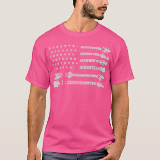Patriotic Guitar Player gibt Apparel Co. Amerika T-Shirt