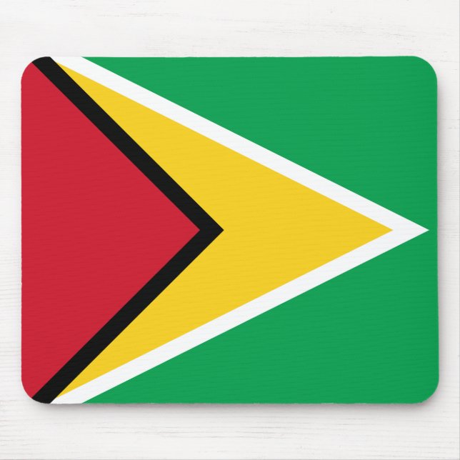 Patriotic Guyana Flag Mousepad (Vorne)
