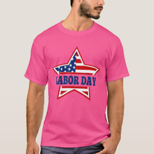 Patriotic Happy Labour Day Gott segne die amerikan T-Shirt