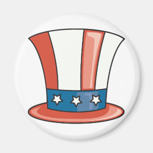Patriotic Hat Magnet