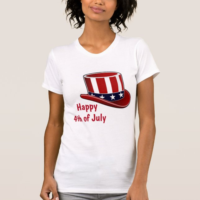 Patriotic Hat T-Shirt (Vorderseite)