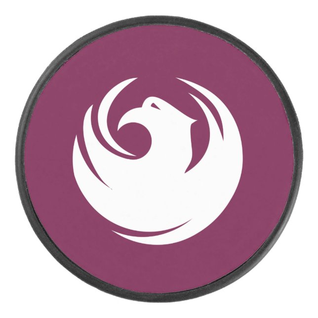 Patriotic hockey puck with flag of Phoenix City (Vorderseite)