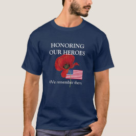 Patriotic HONORING UNSERE HEROES Veteranen T-Shirt