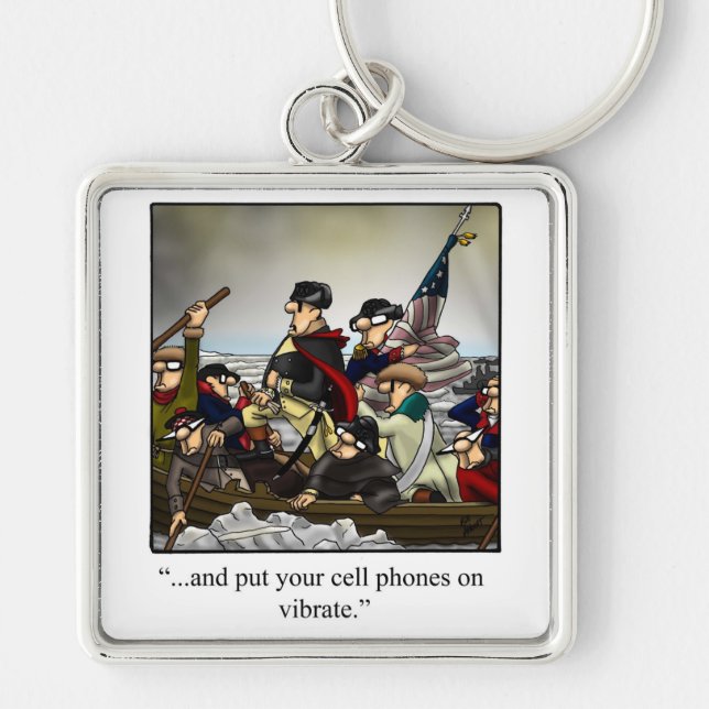 Patriotic Humous Key Chain Schlüsselanhänger (Vorne)