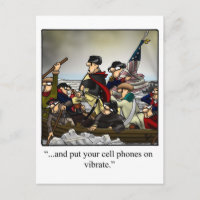 Patriotic Humous Postcard
