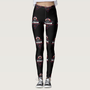 Patriotic I Liebe Mein Veteran Militär Leggings