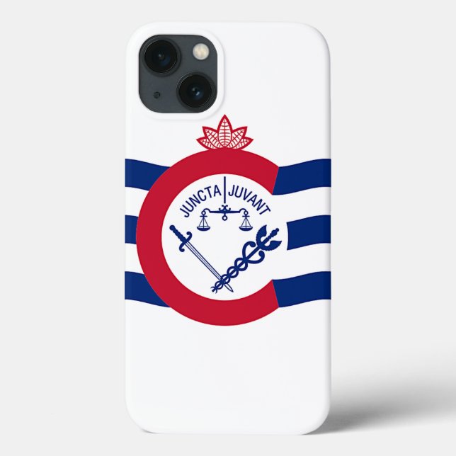 Patriotic Ipad Air Case mit Cincinnati Flag (Rückseite)