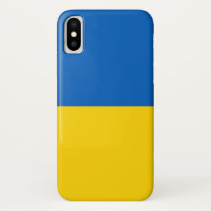 Patriotic Iphone X Fall mit Flagge der Ukraine iPhone X Hülle
