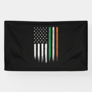 Patriotic Irish American Flag Ireland Banner