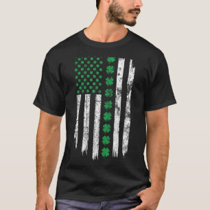 Patriotic Irish American Flag Patricks Day Irland T-Shirt