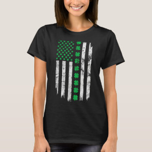 Patriotic Irish American Flag Patricks Day Irland T-Shirt