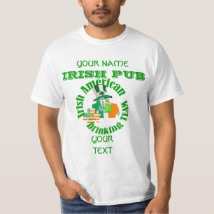 Patriotic Irish American St Patrick's Day T-Shirt