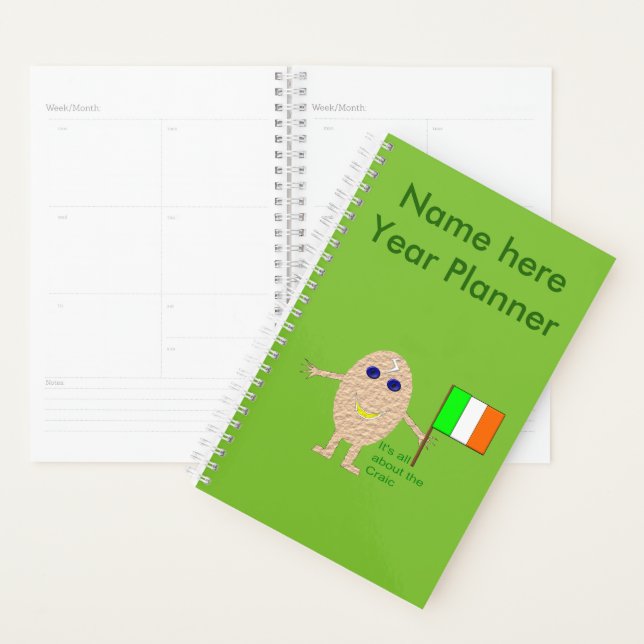 Patriotic Irish Egg Custom Planner Planer (Anzeige)