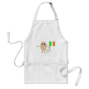 Patriotic Irish Egg Funny Cooking Schürze