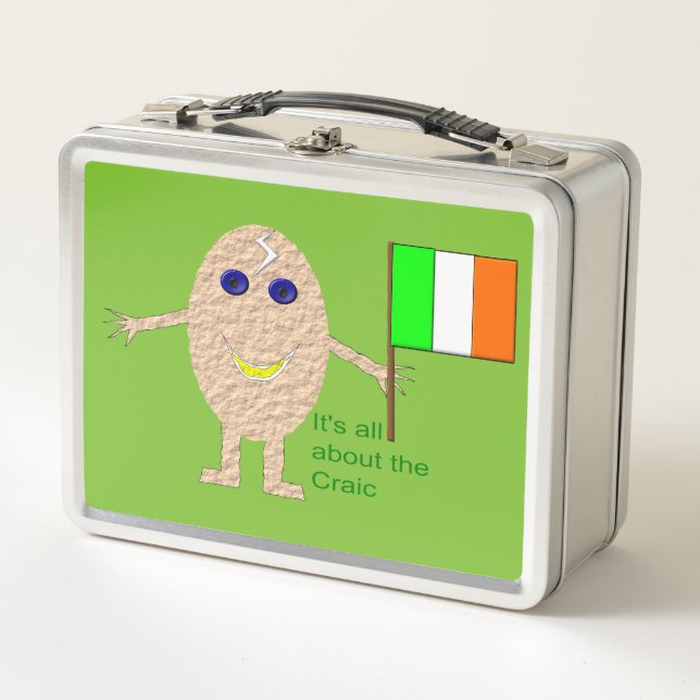 Patriotic Irish Egg Metal Lunch Box (Vorderseite)