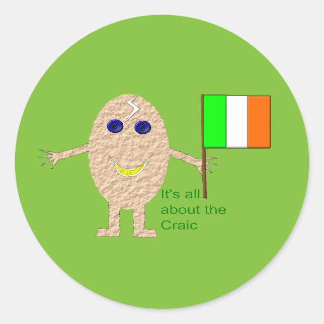 Patriotic Irish Egg Stickers (Vorderseite)