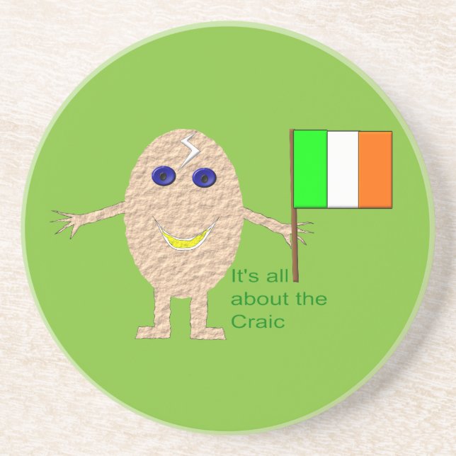 Patriotic Irish Egg Untersetzer (Vorne)