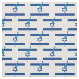 Patriotic ISRAEL FLAG Karte Kontur Stoff