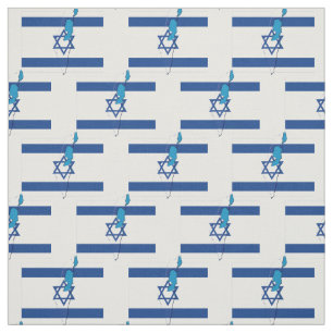 Patriotic ISRAEL FLAG Karte Kontur Stoff