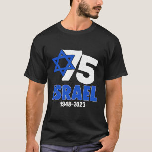 Patriotic Israel Pride 75. Jahrestag Israel Fl T-Shirt