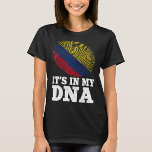 Patriotic ist in meiner DNS Fingerprint kolumbiani T-Shirt