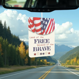 Patriotic Jagd Gott segne Amerika Autolufterfrischer